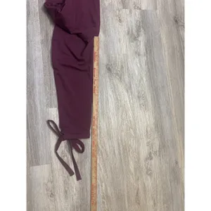 Gymshark Ark Womens High Waisted Tie‎ Cuff Joggers Maroon Size XS thumbnail 6