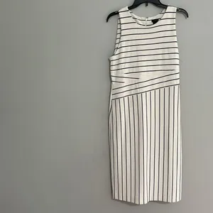 Ann Taylor striped knit sheath dress size 10 thumbnail 2