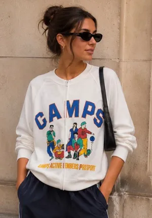 Vintage “Camps” Sweater from Dublin Multiple Size M thumbnail 1