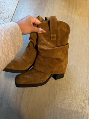 Steve Madden Leather Boots Brown thumbnail 4