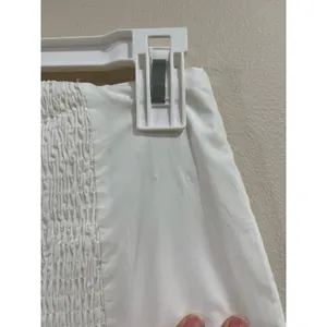 En Saison Byblos White Eyelet Tiered Midi‎ Skirt Cotton Boho Sz M NWT thumbnail 11