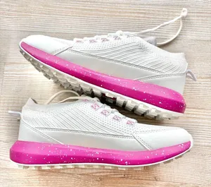 Stroll Women's Sport Knit Golf Shoes White/Pink Speckle Size 8.5 thumbnail 3