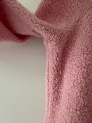 Lululemon So Sherpa Hooded Jacket in Heathered Pink Haze Size 2 Full Zip thumbnail 8