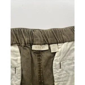 Hinge Shorts Cuffed Olive Green Stretch Mini Size Small Small Pockets thumbnail 6