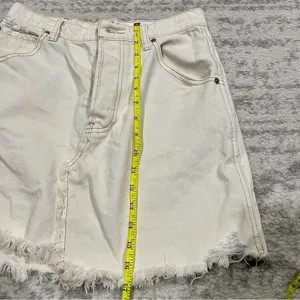 Free People Brea Cut Off Denim Skirt thumbnail 15