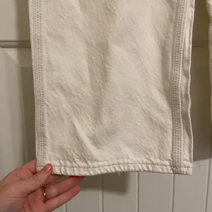 Aeropostale‎ women’s carpenter white cream loose fit relaxed jeans size 32/32 thumbnail 5