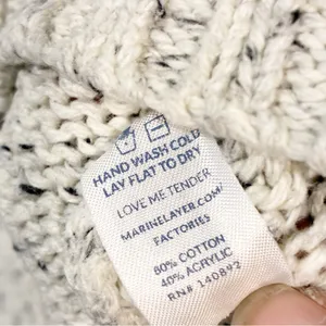 Marine Layer Remi Grey Knit Sweater Cowl Neck Size‎ XS thumbnail 4