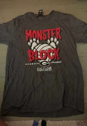 Hanes Georgia volleyball monster block shirt thumbnail 1