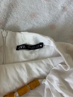 Zara White Cowl Neck Mini Dress thumbnail 6
