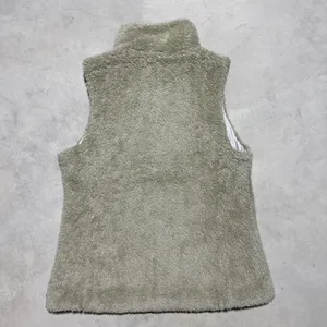 Patagonia Fleece Vest Women's SZ L Beige Sleeveless Full Zip Los Gatos Pile thumbnail 6