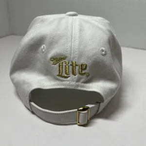 Kansas City Royals Ladies Night Out White Hat Ballcap Gold Crown Miller lite thumbnail 3