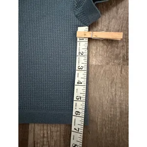 Wild Fable Seamless Short‎ Sleeve Crop Top Dark Blue Shimmer XXS thumbnail 8