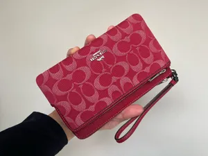 Coach Large Double Zip Wristlet thumbnail 5