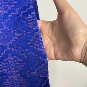 Maeve Anthropologie Averie Royal Blue Aztec Fit And Flare Brocade Dress Size 14 thumbnail 11