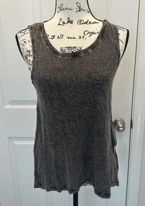Rock & Republic Washed Sleeveless Tank Top thumbnail 1