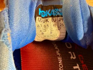 HOKA Bondi 8 Women’s Size 8 Coastal Sky Blue Pink Running Shoes 1127952 thumbnail 6