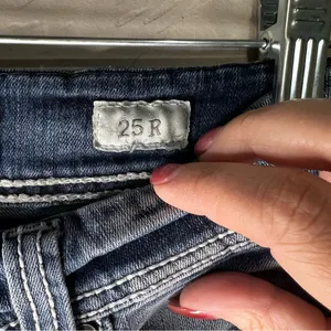 BKE Sabrina Low Rise Boot Cut Thick Stitch‎ Denim Jeans thumbnail 6