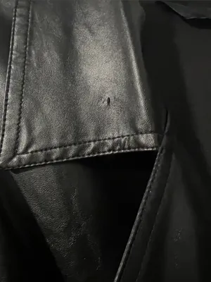 Mossimo Supply Co. Black Faux Leather Asymmetrical Moto Jacket thumbnail 5