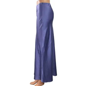 Reformation Purple Silky Satin High Waist Straight Maxi A-Line Slip Skirt Size 4 thumbnail 2