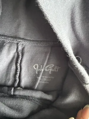 dark grey brandy wide leg foldover pants thumbnail 3