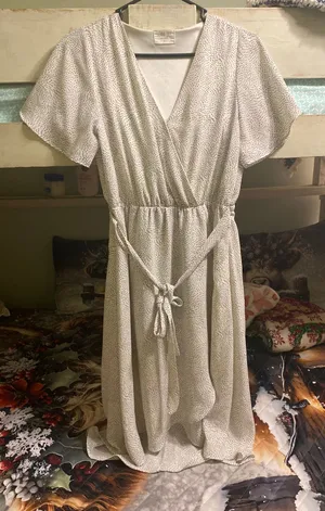 White and Black maxi dress thumbnail 1