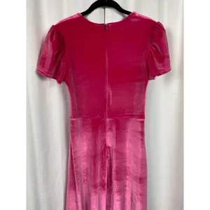 Smith&Quinn Pink Raspberry Velvet Felicity Midi Dress Sz.M thumbnail 10