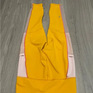 Fabletics Bright Yellow PowerHold Leggings thumbnail 3