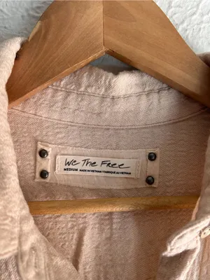Free People We The Free Hidden Valley Oversized Buttondown Medium thumbnail 6