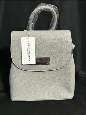 London Skye Women's Grey Top-Handle Backpack Travel Bag thumbnail 1