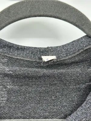 Lululemon Swiftly Tech‎ Long Sleeve Crew Heathered Black Size 6 Seamless Running thumbnail 9