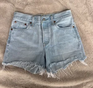 Levi’s High Rise Wedgie Denim Shorts thumbnail 1