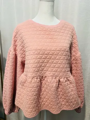 Quilted women top Pink Size M thumbnail 1