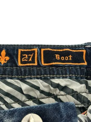 Rock Revival Betty Boot Distressed Embellished Jeans 27 thumbnail 13
