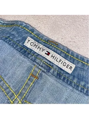 Tommy Hilfiger Y2K Low Rise Lace Trim Denim Mini Skirt Size 4 thumbnail 7