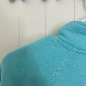 EUC‎ Blue women’s turquoise Delaware beach fleece lined quarter zip jacket large thumbnail 8