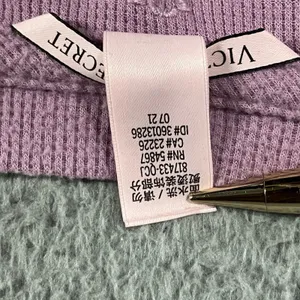 Victoria's Secret Lounge‎ Shirt Women Large Cropped Henley L/S Casual Preppy thumbnail 12