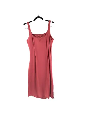 Halara SoftlyZero Airy Square Neck Corset Ruched Bodycon Midi Dress Pink XL thumbnail 5