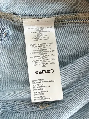 Free People Bettie Sailor Shorts in Light Wash by We The Free Size 30 NWT thumbnail 6