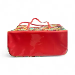 Sakroots Clear Koi Tote Shoulder Purse Coral BeachPool Bag w/Makeup Wallet‎ thumbnail 3