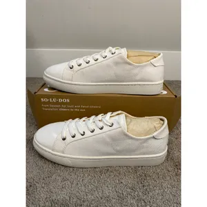 New Soludos Ibiza Canvas Sneaker La Concha Ivory Women’s Size 8 thumbnail 2