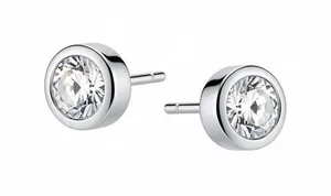 Kendra Scott Iris Rhodium over brass Silver Stud Earrings New thumbnail 1