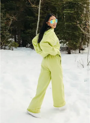 Fancy Boutique fleece wide leg sweatpants thumbnail 2