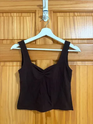 Boutique Brand Size Small Brown Tank Top thumbnail 2