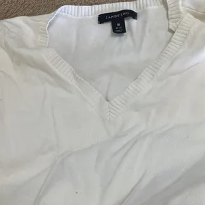 FINAL MARKDOWN Lands end v neck sweater medium thumbnail 3