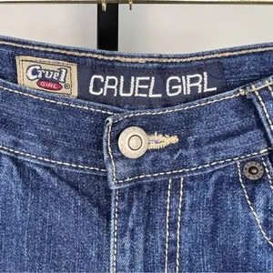 Y2K Cruel Girl Juniors 14R Bootcut Jeans Blue Western Cowgirl 100% Cotton Ranch thumbnail 5