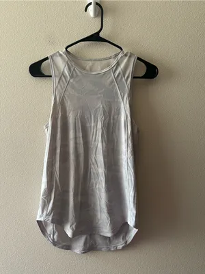 Lululemon Sculpt Tank Incognito Camo Alpine White Multi W1CMGS small? Flaw thumbnail 3