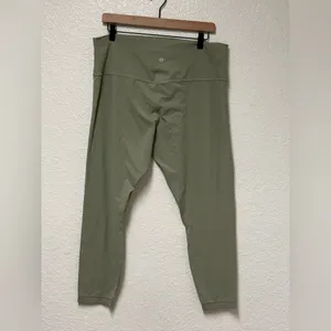 🍋 LULULEMON Rosemary Green Align 25" Leggings Size 16 thumbnail 4