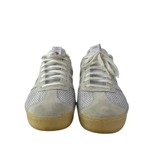Adidas Gazelle Men's White Blue Suede Lace Up Low Top Sneakers Shoes Size 7.5 thumbnail 2