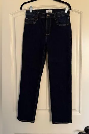 Pistola Women's Dark Blue Straight Jeans thumbnail 1