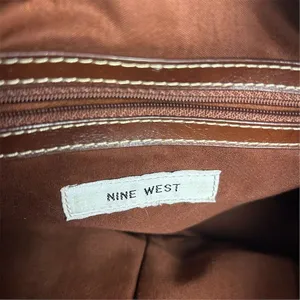 Nine West Women's‎ Brown Leather Shoulder Bag with Zip Closure thumbnail 11